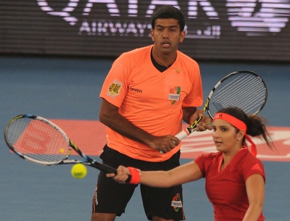 Rohan Bopanna Sania Mirza IPTL Indian Aces