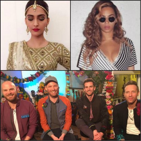 Sonam Kapoor, Beyonce, Coldplay