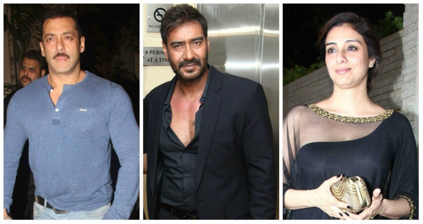Salman Khan, Ajay Devgn and Tabu