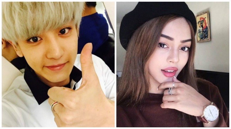 Chanyeol and Lily May Mac