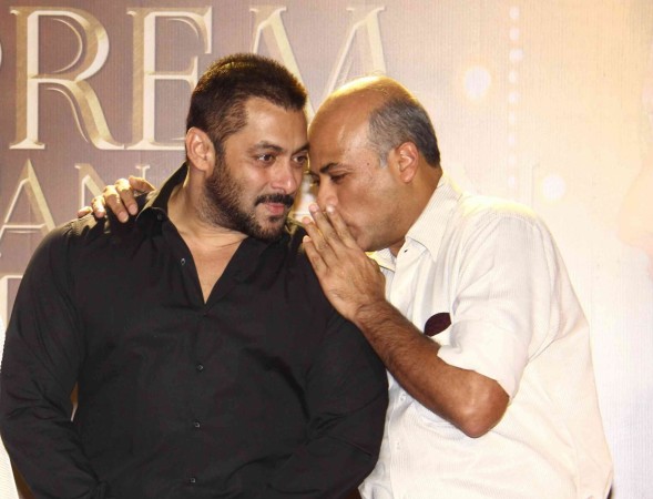 Making of "Prem Ratan Dhan Payo" releases as an webisode. Pictured: Salman Khan and Sooraj Barjatya at an event