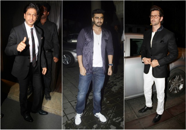 Shah Rukh Khan, Arjun Kapoor, Hrithik Roshan
