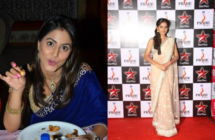 Hina Khan and Deepika Singh