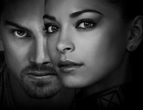 Jay Ryan as Vincent and Kristin Kreuk as Catherine in Beauty & the Beast
