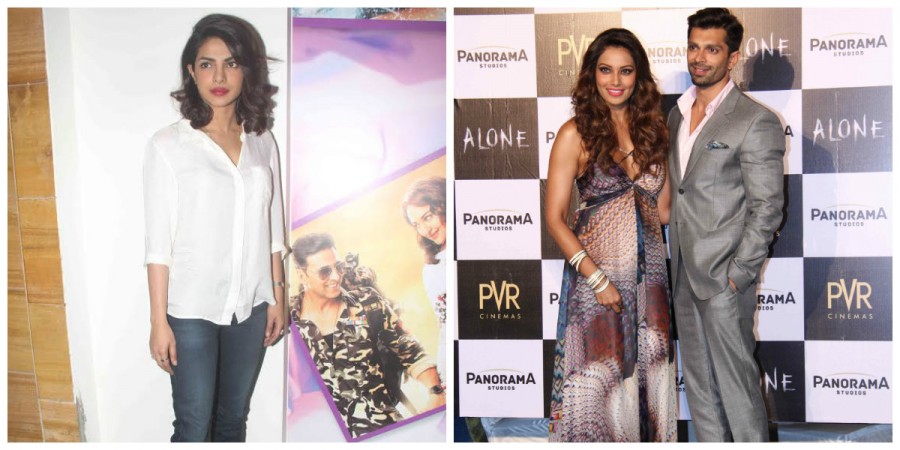 Priyanka Chopra, Bipasha Basu and Karan Singh Grover