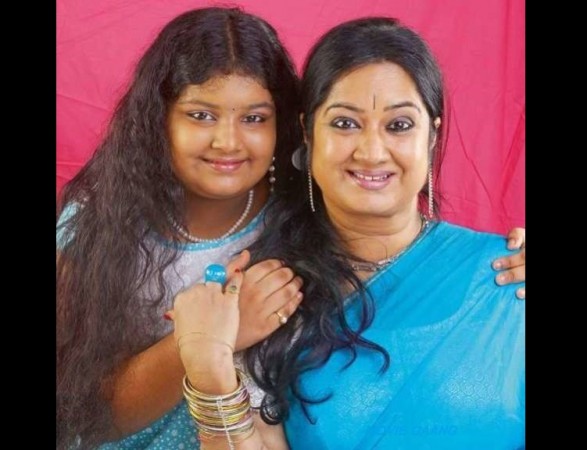 Sreemayi with her mother Kalpana
