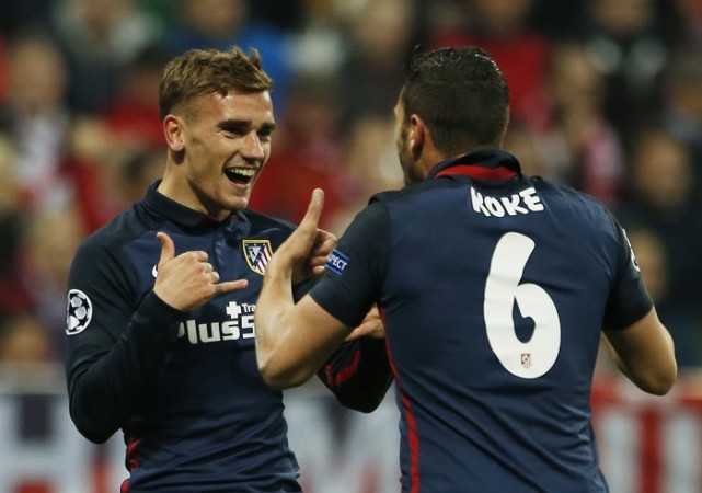 Antoine Griezmann Koke Atletico Madrid