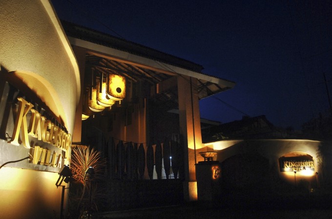 The entrance to Vijay Mallya's Kingfisher Villa in North Goa. Kingfisher Villa