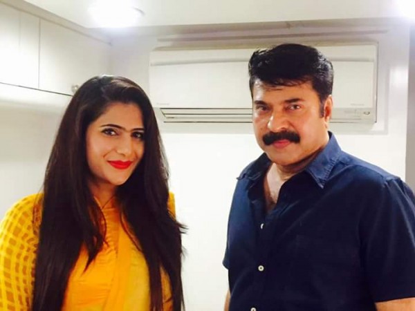Neha Saxena with Mammootty