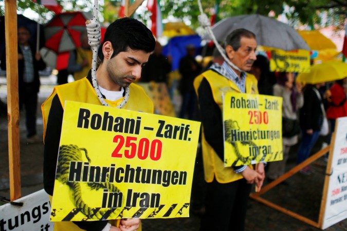 Protest over Iran executions