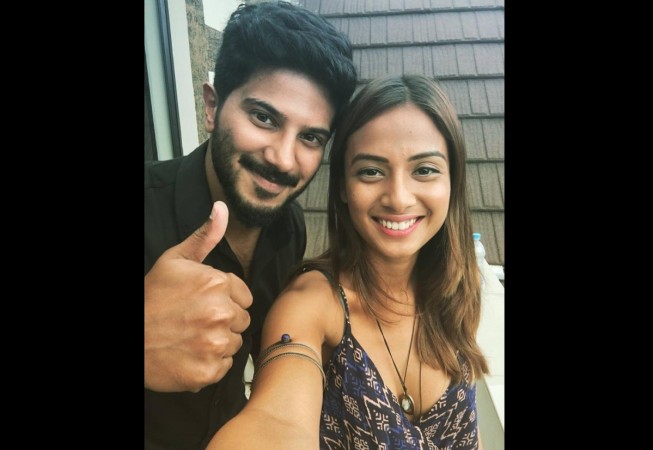 Dulquer Salmaan with Paloma Monnappa