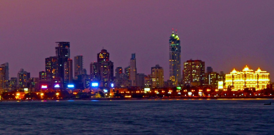 Mumbai skyline at night