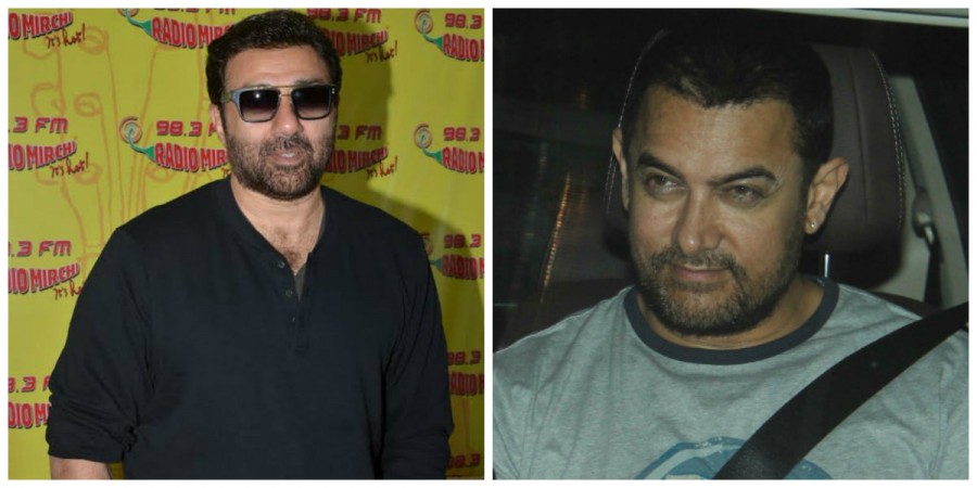 Sunny Deol and Aamir Khan
