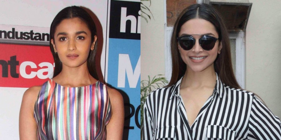 Alia Bhatt (left) and Deepika Padukone Alia Bhatt and Deepika Padukone