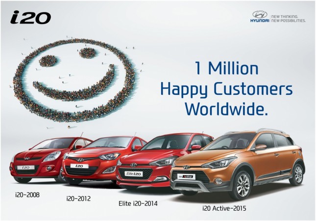 Hyundai i20 models surpasse 1 million unit sales