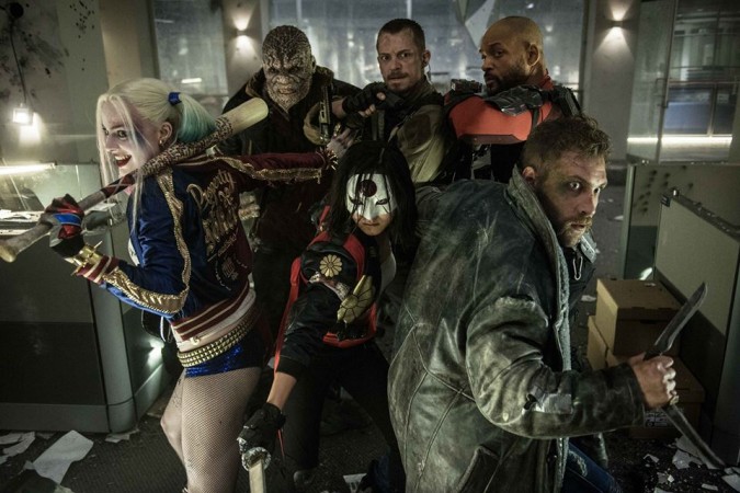 Harley Quinn with other members of Suicide Squad