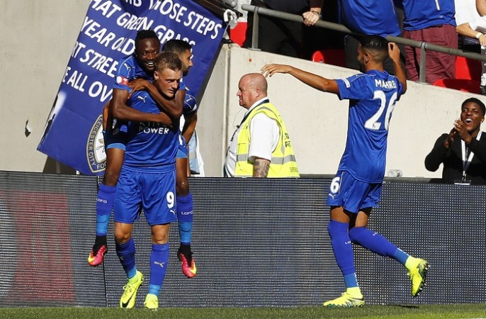 Jamie Vardy Ahmed Musa Riyad Mahrez Leicester City