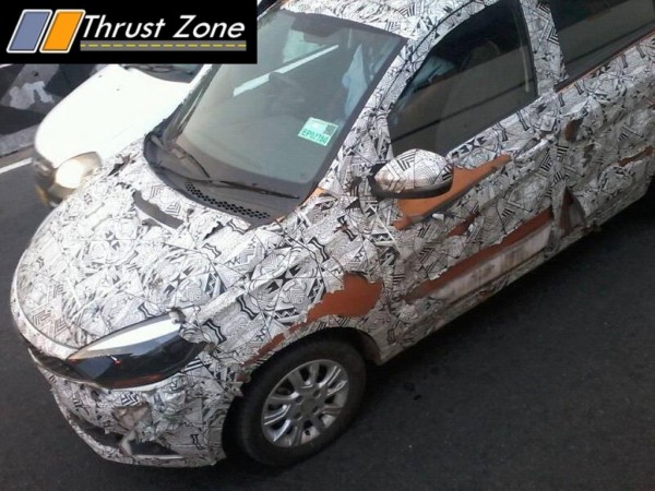 Tata Kite 5 compact sedan spied