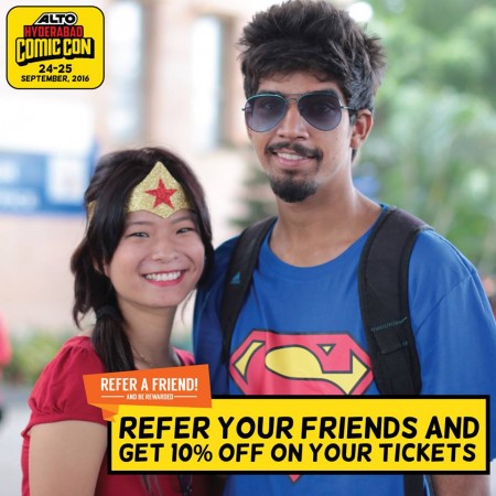 Cosplayers will get exciting prizes at the upcoming Alto Hyderabad Comic Con