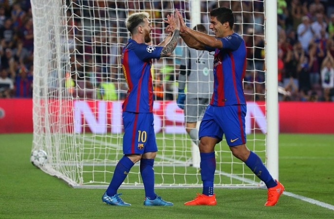 Lionel Messi Luis Suarez Barcelona