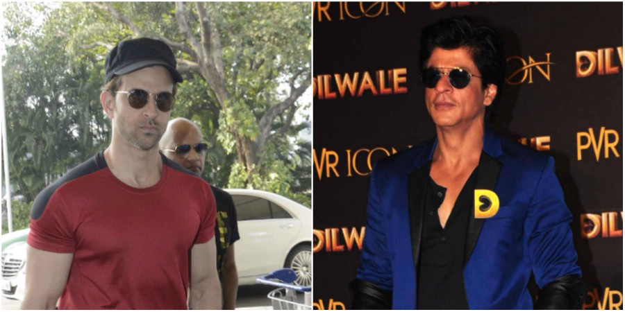 Hrithik Roshan and Shah Rukh Khan