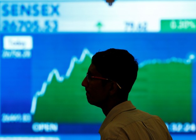 sensex nse nifty 50 dlf mahindra maruti suzuki hero motocorp sensex rally nifty rally gain gains stock markets exchange stock bombay india markets rupee fii tata motors