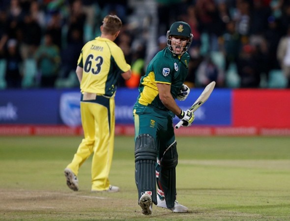 David Miller hit six massive sixes in his innings of 118 runs. David Miller