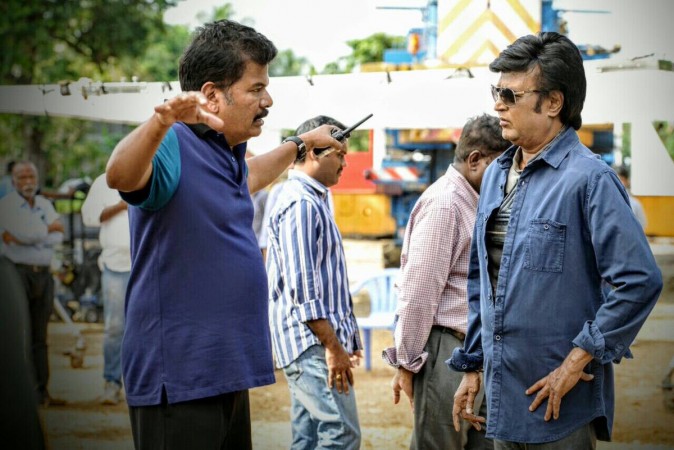 The first look of Rajinikanth's 2.0 aka Enthiran 2 will be released on 20 November. Shankar with Rajinikanth on 2.0 sets