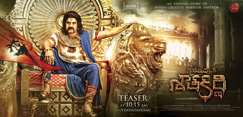 Director Krish talks about Balakrishna's look, costumes in Gautamiputra Satakarni. Pictured: Nandamuri Balakrishna in Gautamiputra Satakarni Nandamuri Balakrishna in Gautamiputra Satakarni