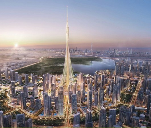 An artist's impression of Dubai's Dubai's The Tower