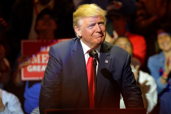 Republican Presidential nominee Donald Trump
