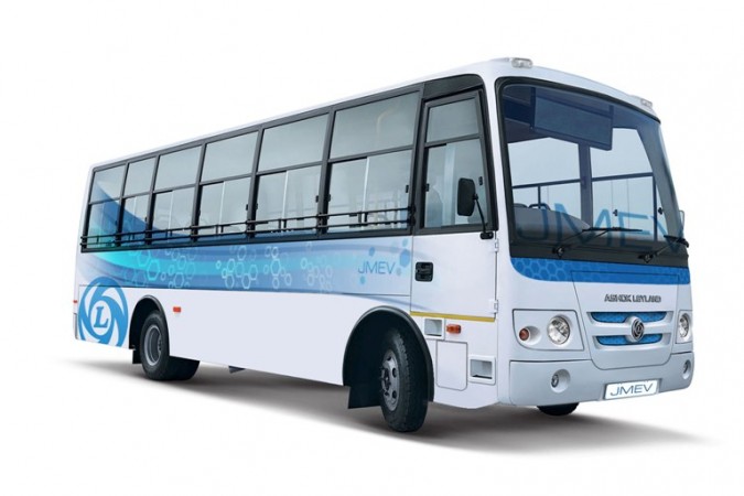 Ashok Leyland launches India's first made-in -India electric bus Ashok Leyland launches India's first made-in -India electric bus