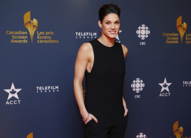Actress Missy Peregrym arrives on the red carpet at the Canadian Screen awards in Toronto, March 9, 2014. Missy Peregrym