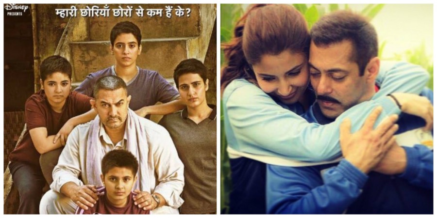 Will Dangal beat box office collection of Sultan? Pictured: Dangal and Sultan posters Dangal and Sultan