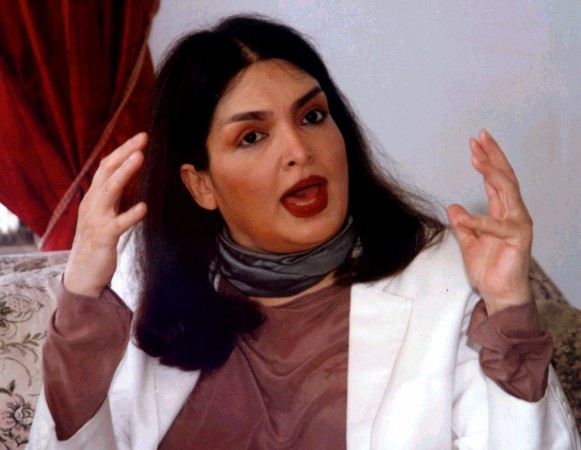 DATE IMPORTED:January 23, 2005Bollywood actress Parveen Babi is seen in this undated file photo during a news conference at her residence in Bombay January 23, 2005. Parveen Babi