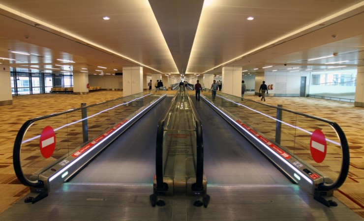 The Indira Gandhi International Airport in Delhi. The civil aviation regulator is cracking down on alcohol abuse by airside staff. gmr delhi airport fund raising india dollars rupees operations traffic domestic air spicejet jet indigo vistara airasia india air india