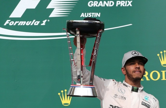 Lewis Hamilton won his fifth United States GP race on Sunday. Lewis Hamilton
