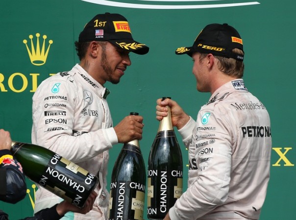 Lewis Hamilton trail Nico Rosberg by 26 points in the F1 drivers' championship. Lewis Hamilton