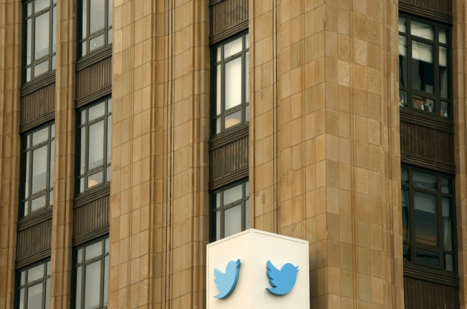 The Twitter logo is shown at its corporate headquarters in San Francisco, California April 28, 2015. twitter india lay off rishi jaitly apac india twitter san fransisco