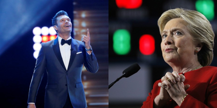 Democratic Party nominee Hillary Clinton opened up to Los Angeles radio host Ryan Seacrest about the elections. Hillary Clinton and Ryan Seacrest