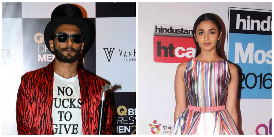 Pictured: Ranveer Singh and Alia Bhatt Ranveer Singh and Alia Bhatt