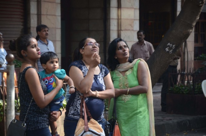Traders and investors keep a close track after government cracks whip on black money and US Republican presidential candidate Donald Trump secured victory in the presidential election at Bombay Stock Exchange in Mumbai on Nov. 9, 2016. Stock exchange
