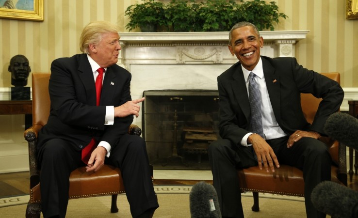 Obama and Trump