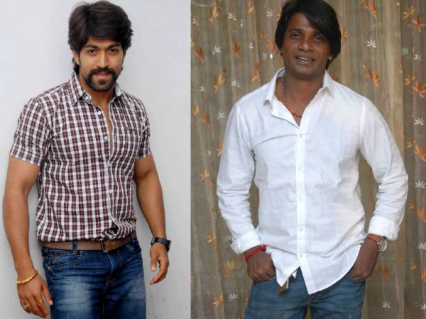 Yash was among the stars who were spotted at the crematorium. Yash and Duniya Vijay