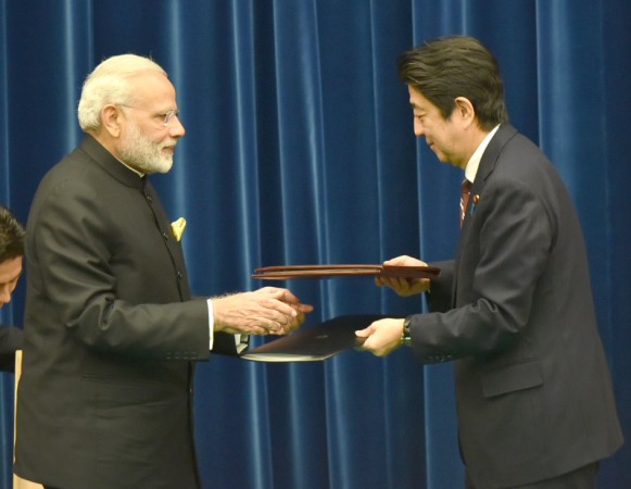 Narendra Modi and Shinzo Abe