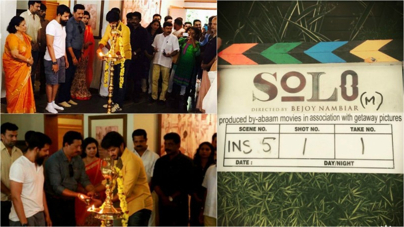 Dulquer Salmaan and Bejoy Nambiar's movie Solo starts rolling Dulquer Salmaan and Bejoy Nambiar's movie Solo starts rolling
