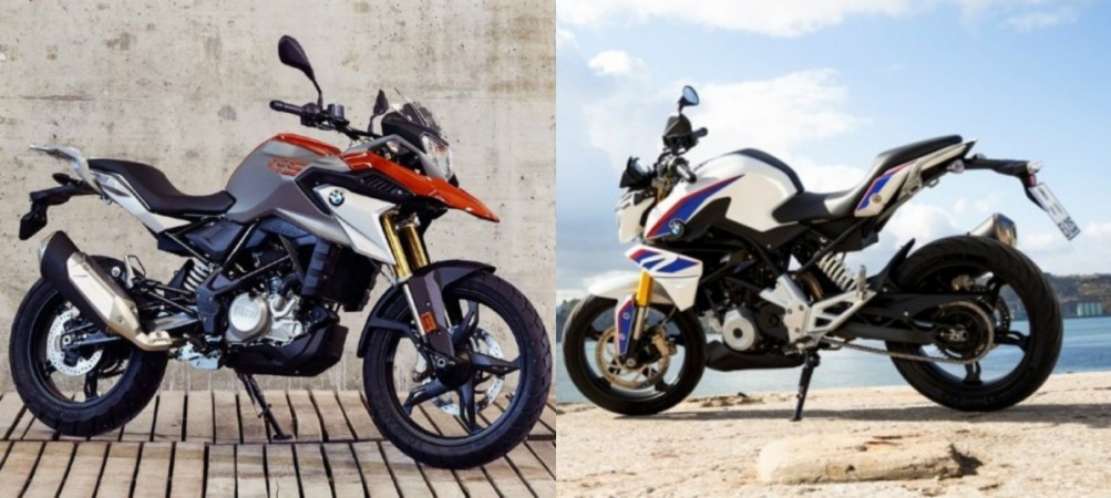 BMW G 310 GS (left), G 310 R (right) BMW G 310 GS, G 310 R