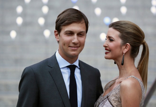Trump's son-in-law Jared Kushner with wife Ivanka Trump Jared Kushner