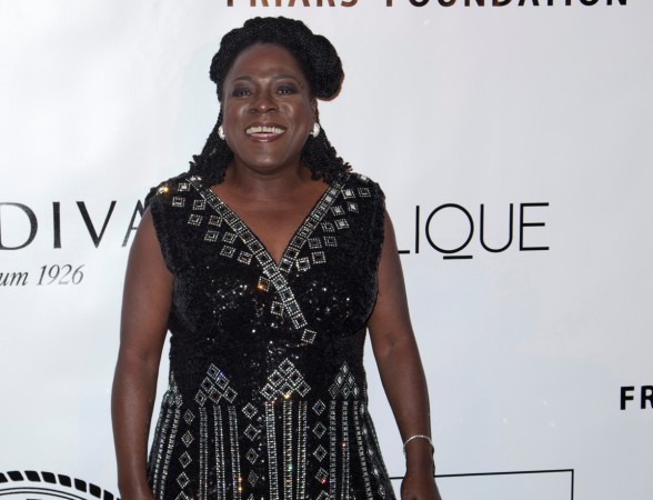 Singer Sharon Jones arrives at The Friars Club and Friars Foundation in New York June 12, 2012. Singer Sharon Jones