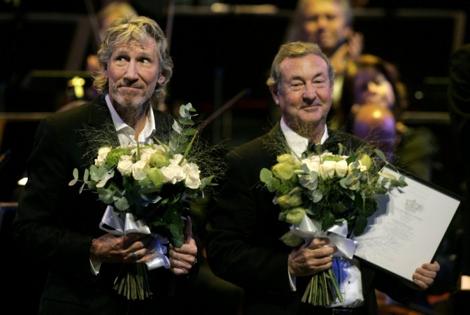 Roger Waters and Nick Mason seen at an event in 2008 pink floyd